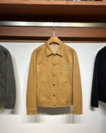 Loewe Leather - Suede  Jacket For Men With Authentic Packing. - Image 2