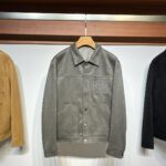 Loewe Leather - Suede  Jacket For Men With Authentic Packing.