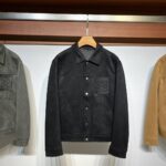 Loewe Leather - Suede  Jacket For Men With Authentic Packing.