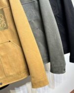 Loewe Leather - Suede  Jacket For Men With Authentic Packing. - Image 6