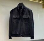 Tom Ford Leather - Suede  Jacket For Men With Authentic Packing.