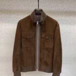 Tom Ford Leather - Suede  Jacket For Men With Authentic Packing.