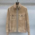 Tom Ford Leather - Shuede Jacket For Men With Authentic Packing.