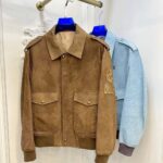 Louis Vuitton Leather - Suede  Jacket For Men With Authentic Packing.