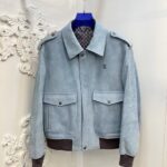 Louis Vuitton Leather - Suede  Jacket For Men With Authentic Packing.