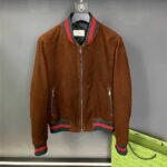 Gucci Men's Leather (Material  - Suede) Jacket  With Original Packing - Image 9