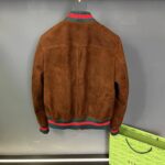 Gucci Men's Leather (Material  - Suede) Jacket  With Original Packing - Image 10