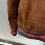 Gucci Men's Leather (Material  - Suede) Jacket  With Original Packing - Image 8