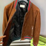 Gucci Men's Leather (Material  - Suede) Jacket  With Original Packing - Image 6