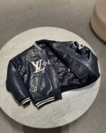 Louis Vuitton Leather Jacket With Original Packing. - Image 5