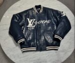 Louis Vuitton Leather Jacket With Original Packing. - Image 3