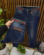Gucci Men's Denim Jeans Pant With Original Packing.