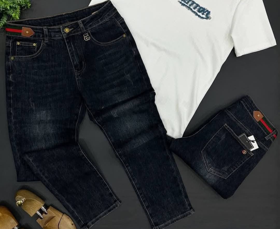 2025/09/1000091552.jpg Gucci Men's Denim Jeans Pant With Original Packing. - Image 1
