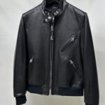 Louis Vuitton  Leather Jacket For Men With Original Packing.