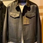 Louis Vuitton Leather Jacket With Original Packing.
