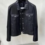 Tom Ford Leather Jacket For Men With Original Packing.