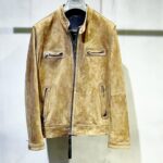 Tom Ford Leather Jacket For Men With Original Packing.