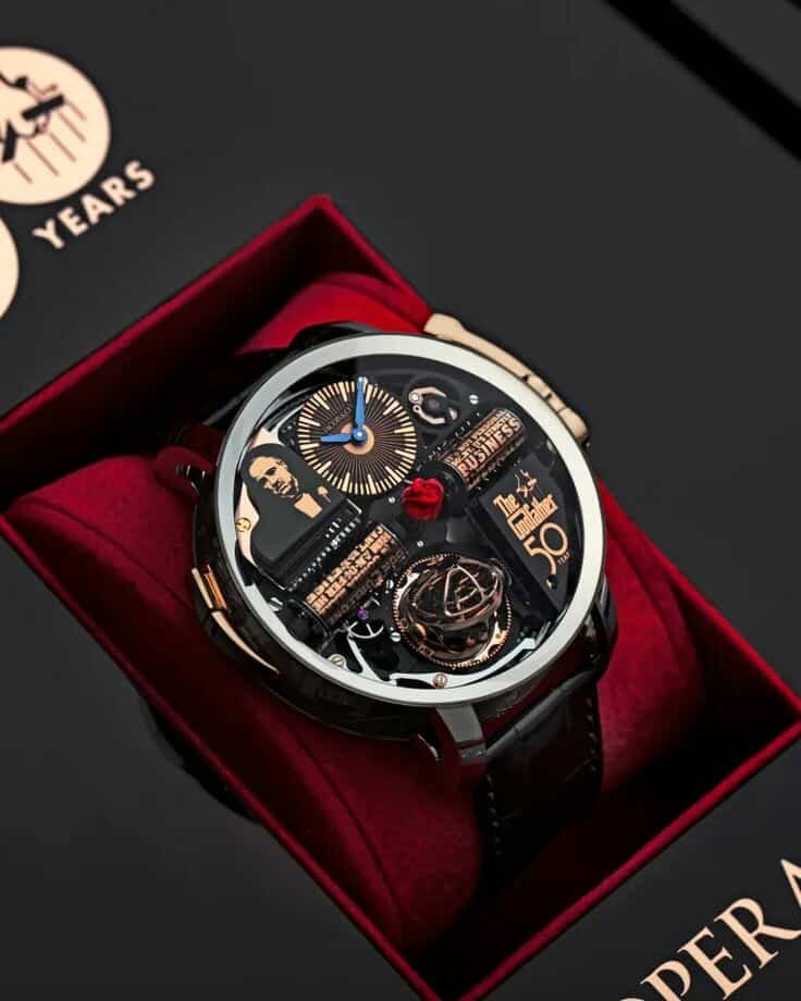 2025/09/1000092033.jpg Jacob And Co The Opera Godfather 50th Anniversary Musical Hand Watch. - Image 1