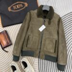 Tods Leather (Material - Suede)  Jacket For Men With Authentic Packing.