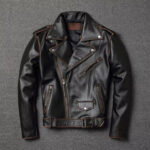 Men's Vintage A2 Bomber AIR Force Style Waxed Tan Brown Real Leather (Cow) Jacket.