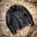 Mens Biker Vintage Motorcycle Distressed Black Cafe Racer Leather Jacket.