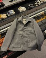 Ami Leather - Suede  Jacket For Men With Authentic Packing.