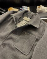 Ami Leather - Suede  Jacket For Men With Authentic Packing. - Image 3