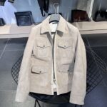 Tom Ford Leather - Suede  Jacket For Men With Authentic Packing.