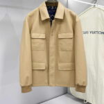 Louis Vuitton Leather - Suede  Jacket For Men With Authentic Packing.