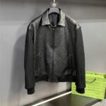 Louis Vuitton Leather - Suede  Jacket For Men With Authentic Packing.