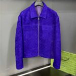 Louis Vuitton Leather (Material  - Suede) Jacket For Men With Authentic Packing.