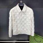 Gucci Leather - Suede  Jacket For Men With Authentic Packing.