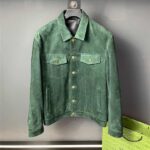 Tom Ford Leather - Suede  Jacket For Men With Authentic Packing.