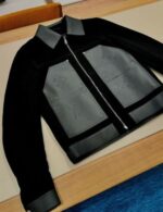 Louis Vuitton Leather Jacket With Original Packing.