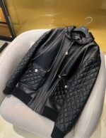 Christian Dior Leather Jacket With Original Packing.