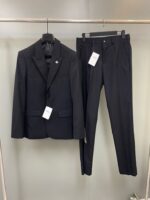 Christian Dior Men's Blazer With Pant Two Pics Set With Original Packing.