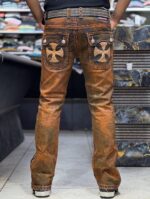 Rock Revival Men's Boot Cut Jeans Pant. - Image 2