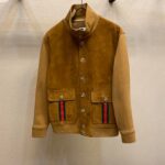 Gucci Leather (Suede) Jacket With Original Packing