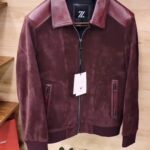 Zegna Leather (Suede) Jacket For Men With Original Packing.