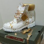 Timberland High Neck Shoes With Authentic Packing.