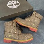 Timberland High Neck Shoes With Authentic Packing.