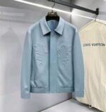 Louis Vuitton Leather (Suede) Jacket With Authentic Packing.