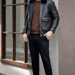 Lora Piana Leather (Cow) Jacket For Men.