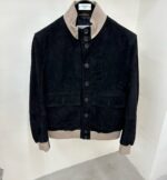 Zegna Leather (Suede) Jacket For Men.