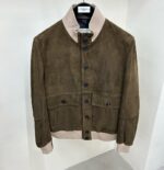 Zegna Leather (Suede) Jacket For Men. - Image 2