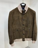 Zegna Leather (Suede) Jacket For Men.