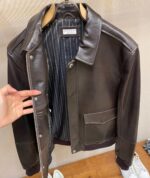 Brunello Cucinelli Leather (Suede) Jacket For Men. - Image 3