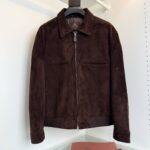 Lora Piana Leather (Suede) Jacket For Men.