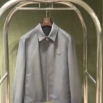Prada Leather Jacket With Original Packing.