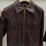 Amiri Men's Leather Jacket With Original Packing.